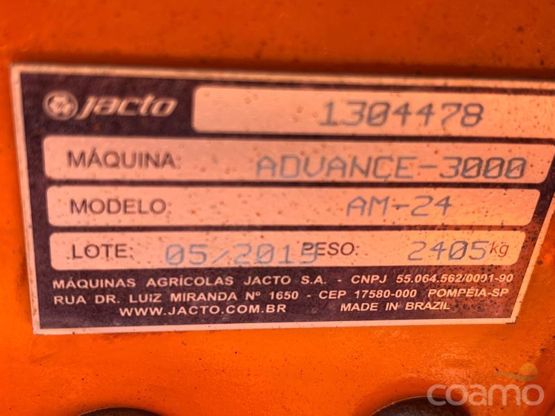 Foto 7 - Pulverizador Jacto Advance 3000 AM 24 ano 2019