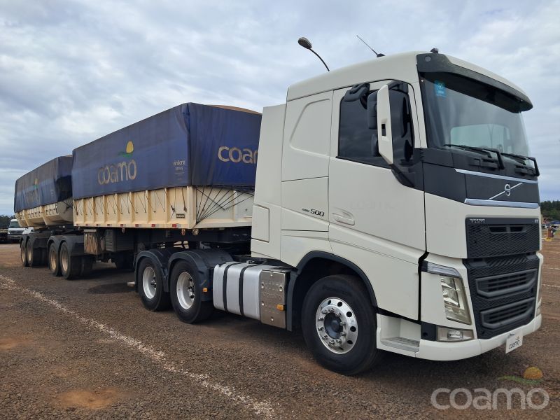 Foto 2 - Conjunto Volvo/Random FH 500 6x4/Bi-caçamba Randon